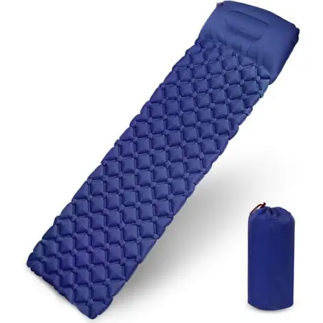 MATELAS GONFLANT CAMPING BYGD B1 SLEEPING PAD AVEC OREILLER MAX 200KG